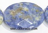 CSO29 15.5 inches faceted oval A grade 22*30mm sodalite beads