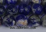 CSO515 15.5 inches 14mm round orange sodalite beads wholesale