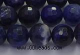 CSO604 15.5 inches 12mm faceted round sodalite gemstone beads