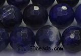 CSO605 15.5 inches 14mm faceted round sodalite gemstone beads