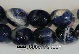 CSO64 15.5 inches 11*15mm nuggets sodalite gemstone beads wholesale