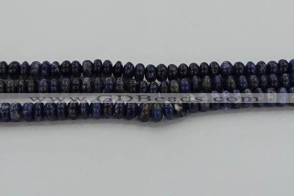 CSO653 15.5 inches 6*10mm rondelle sodalite gemstone beads