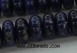 CSO655 15.5 inches 8*14mm rondelle sodalite gemstone beads