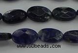 CSO715 15.5 inches 8*12mm faceted oval sodalite gemstone beads