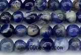 CSO915 15 inches 4mm round sodalite gemstone beads