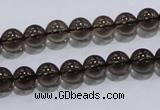 CSQ101 15.5 inches 8mm round grade AA natural smoky quartz beads