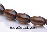 CSQ16 A grade 7*10mm rice natural smoky quartz beads Wholesale