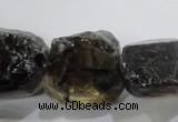 CSQ268 15.5 inches 16*20mm faceted nuggets smoky quartz beads