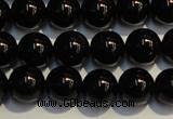 CSQ403 15.5 inches 10mm round black morion smoky quartz beads