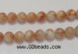 CSS15 15.5 inches 6mm round natural sunstone beads wholesale