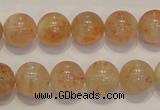 CSS18 15.5 inches 12mm round natural sunstone beads wholesale