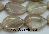 CSS207 15.5 inches 18*25mm flat teardrop natural sunstone beads