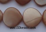 CSS240 15.5 inches 20*20mm heart natural sunstone gemstone beads