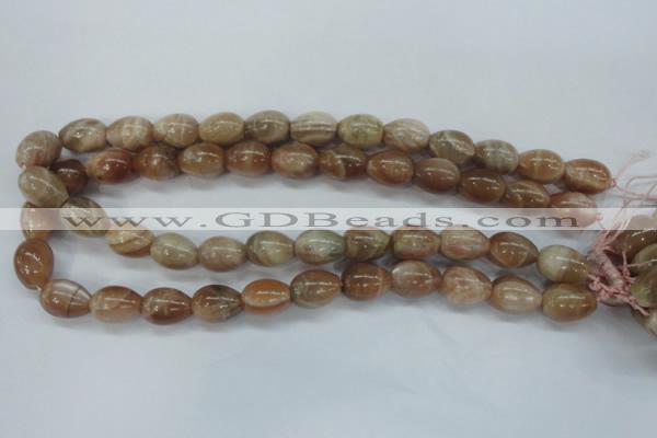 CSS248 15.5 inches 12*16mm teardrop natural sunstone beads