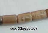 CSS253 15.5 inches 10*16mm column natural sunstone beads