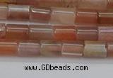 CSS266 15.5 inches 5*8mm tube sunstone beads wholesale