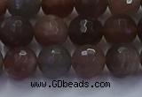 CSS643 15.5 inches 10mm faceted round sunstone gemstone beads