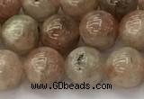 CSS722 15.5 inches 8mm round sunstone beads wholesale