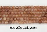 CSS752 15.5 inches 7mm round golden sunstone beads wholesale