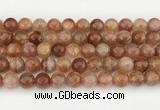 CSS755 15.5 inches 11mm round golden sunstone beads wholesale