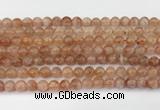 CSS761 15.5 inches 6mm round golden sunstone beads wholesale