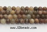 CSS778 15.5 inches 12mm round sunstone gemstone beads wholesale