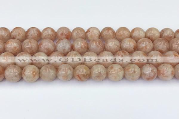 CSS793 15.5 inches 12mm round golden sunstone beads wholesale