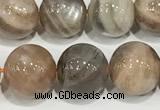 CSS807 15 inches 10mm round rainbow sunstone beads