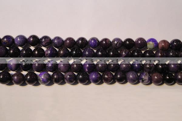 CSU115 15.5 inches 10mm round natural sugilite gemstone beads