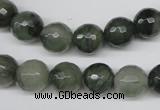 CSW14 15.5 inches 10mm faceted round seaweed quartz beads wholesale