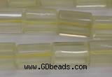 CTB104 15.5 inches 11*15mm faceted tube lemon quartz beads