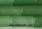 CTB1042 15 inches 8*16mm - 8*18mm tube green aventurine beads