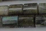 CTB107 15.5 inches 11*15mm faceted tube labradorite gemstone beads