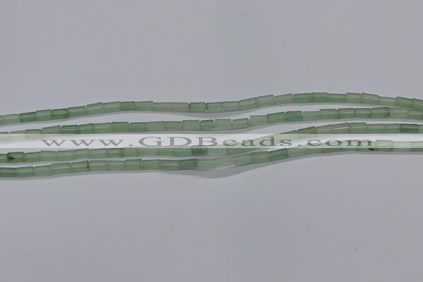 CTB302 15.5 inches 4*6mm tube green aventurine beads wholesale