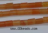 CTB303 15.5 inches 4*6mm tube red aventurine beads wholesale