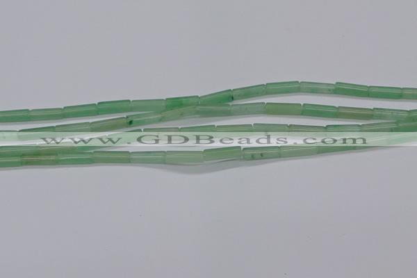 CTB326 15.5 inches 4*13mm tube green aventurine beads wholesale