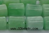 CTB520 15.5 inches 10*13mm triangle jade beads wholesale