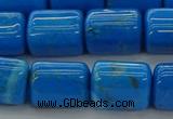 CTB538 15.5 inches 10*13mm triangle turquoise beads wholesale