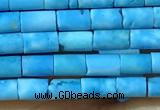 CTB806 15.5 inches 2*4mm tube turquoise beads wholesale