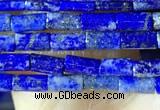 CTB825 15.5 inches 2*4mm tube lapis lazuli beads wholesale