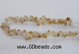 CTD1644 Top drilled 10*14mm - 10*18mm faceted nuggets citrine beads