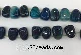 CTD2127 Top drilled 15*25mm - 18*25mm freeform agate beads