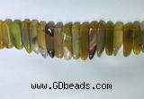 CTD2164 Top drilled 8*20mm - 10*40mm sticks agate gemstone beads