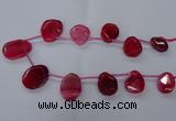 CTD2567 15.5 inches 18*25mm - 30*40mm freeform agate beads