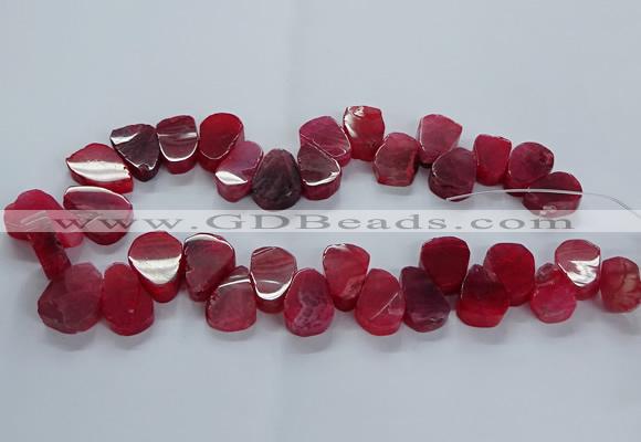 CTD2603 Top drilled 13*18mm - 23*33mm freeform agate beads