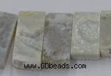 CTD2688 Top drilled 16*22mm - 16*55mm rectangle agate beads