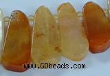 CTD2700 15.5 inches 10*25mm - 18*50mm freeform agate beads