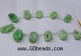 CTD2715 15.5 inches 20*30mm - 35*45mm freeform druzy agate beads