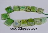 CTD2836 Top drilled 25*30mm - 35*45mm freeform agate beads