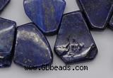 CTD308 Top drilled 15*20mm - 20*25mm freeform lapis lazuli beads